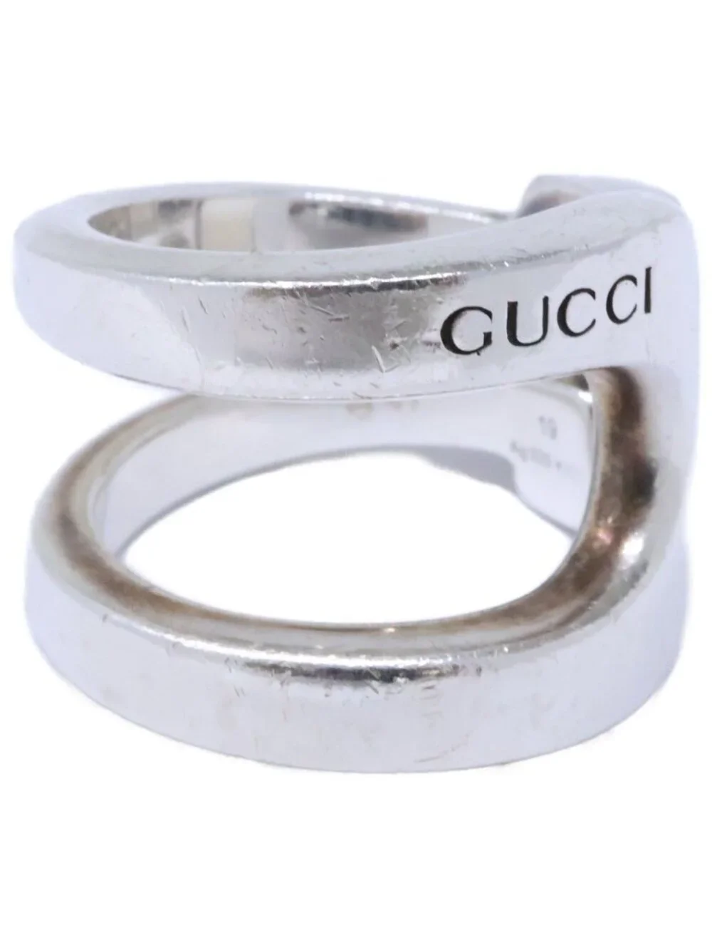 Gucci Horsebit 19 Ring Silver
